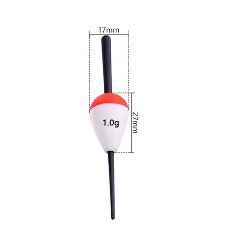 10Pcs/Lot Foam Fishing Float Bobber Floating 0.8G-60G Buoy Flotador Boias De Pesca Fishing Light Stick Tube for Fishing Tackle