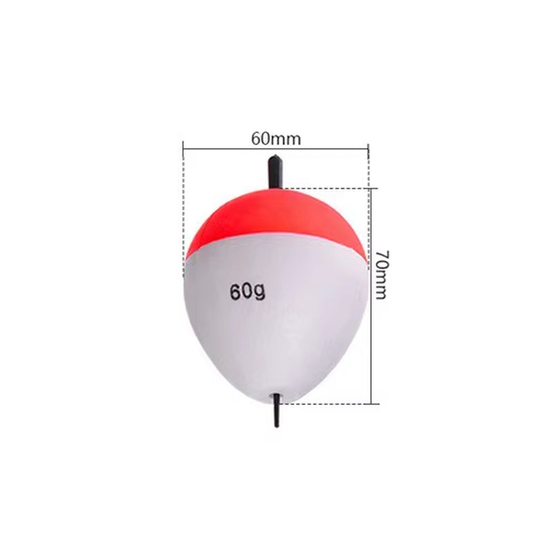 10Pcs/Lot Foam Fishing Float Bobber Floating 0.8G-60G Buoy Flotador Boias De Pesca Fishing Light Stick Tube for Fishing Tackle