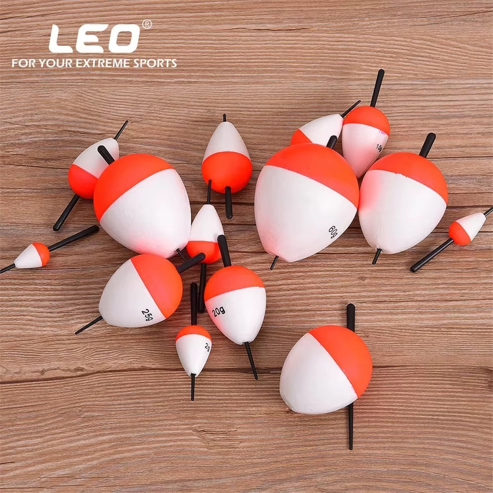 10Pcs/Lot Foam Fishing Float Bobber Floating 0.8G-60G Buoy Flotador Boias De Pesca Fishing Light Stick Tube for Fishing Tackle