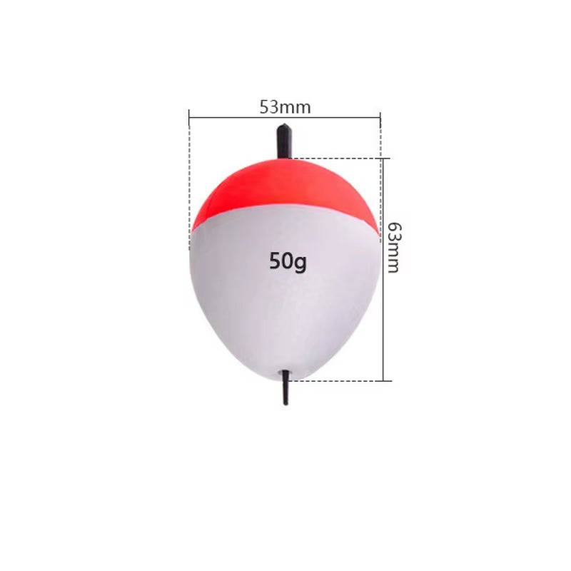 10Pcs/Lot Foam Fishing Float Bobber Floating 0.8G-60G Buoy Flotador Boias De Pesca Fishing Light Stick Tube for Fishing Tackle