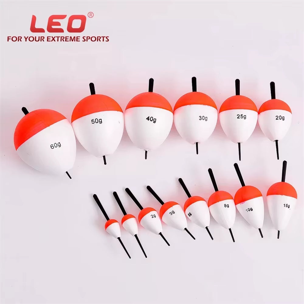 10Pcs/Lot Foam Fishing Float Bobber Floating 0.8G-60G Buoy Flotador Boias De Pesca Fishing Light Stick Tube for Fishing Tackle
