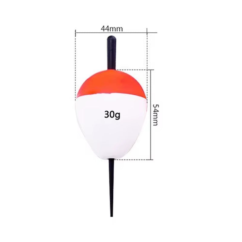 10Pcs/Lot Foam Fishing Float Bobber Floating 0.8G-60G Buoy Flotador Boias De Pesca Fishing Light Stick Tube for Fishing Tackle