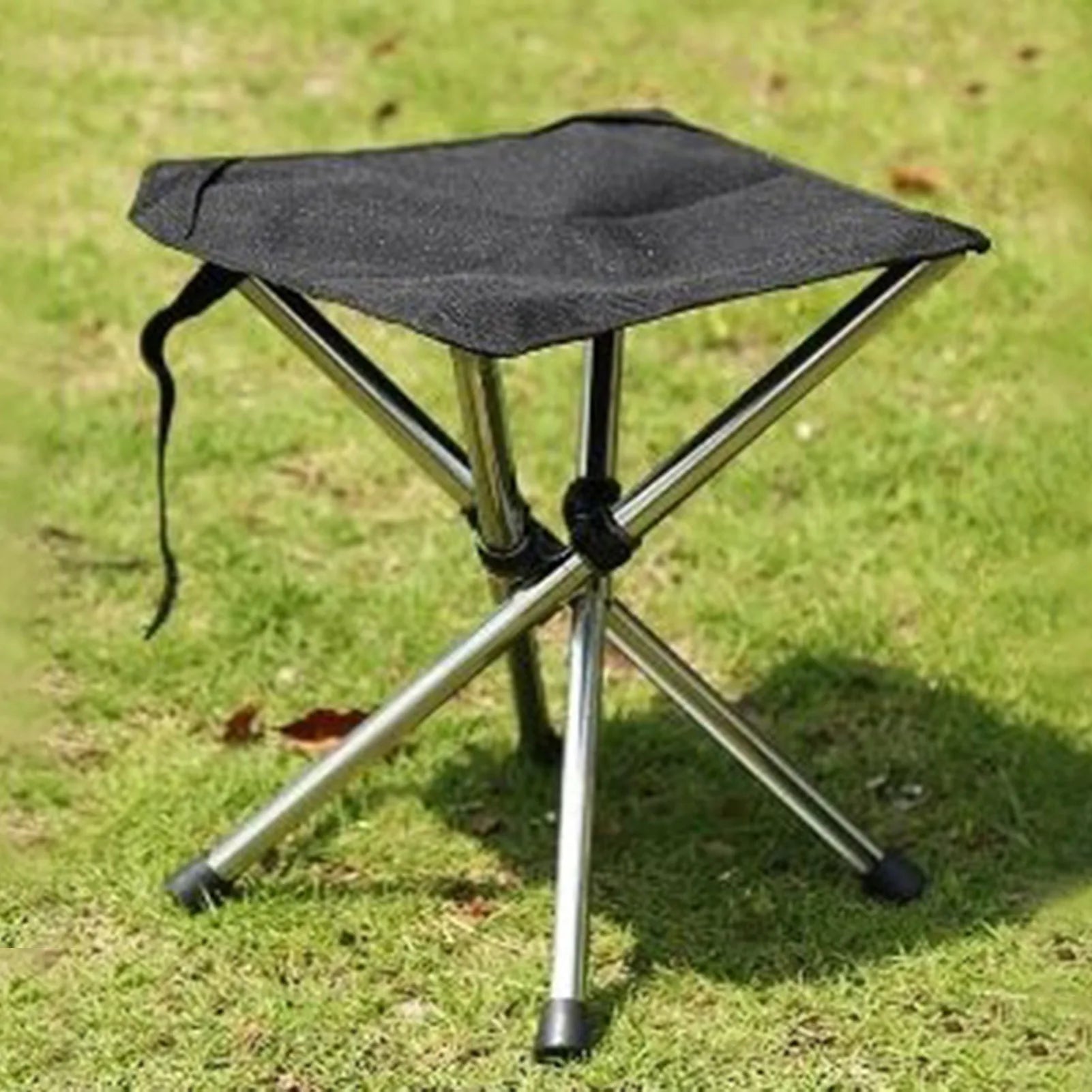 Folding Camping Tripod Stools Portable Fishing Stool Outdoor Foldable Chair Beach Small Tripod Stool for Campe Fishing Supplies