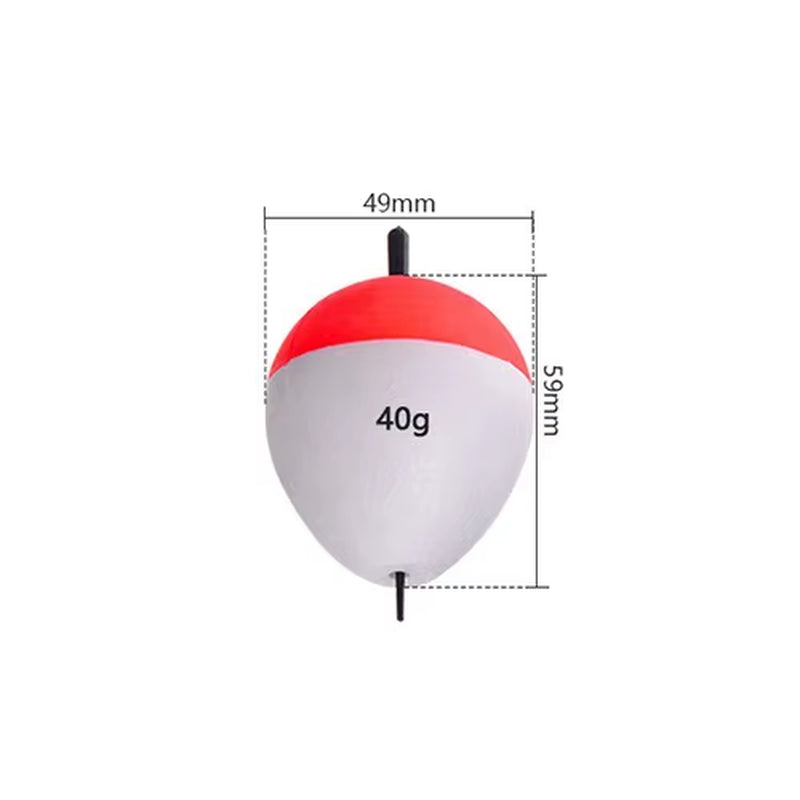10Pcs/Lot Foam Fishing Float Bobber Floating 0.8G-60G Buoy Flotador Boias De Pesca Fishing Light Stick Tube for Fishing Tackle